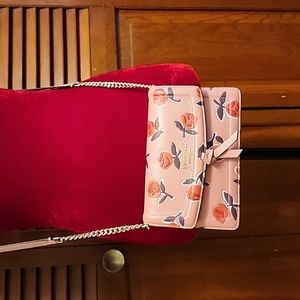 Kate Spade Pink Floral Crossbody Bag